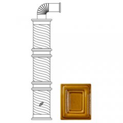 Колонна керамическая 126 см, L6 (Sergio Leoni)