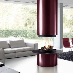 Камин DIAMANTE CENTRAL RAL, без стекла (Traforart)