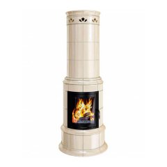 Печь BELLA ROSA KLASSIK 3 ECOPLUS, java, чёрная рамка, заднее подключение (Hark)