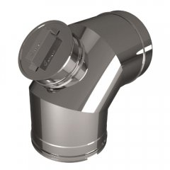 Отвод 87° D150/250 с ревизией, AISI 321/304 (Вулкан)