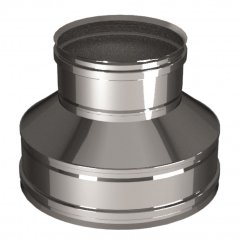 Переходник термо-моно (на конус) с D200/400 на D200, изоляция 100 мм, AISI 321/304 (Вулкан)