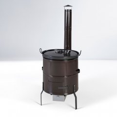 Котел CAULDRON SET 60 L, эмалированный, чёрный (Thorma)