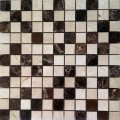 Плитка мраморная MOSAIK LACIO из CREMA MARFIL/EMPERADOR DARK, 30x30x1 (Eima)